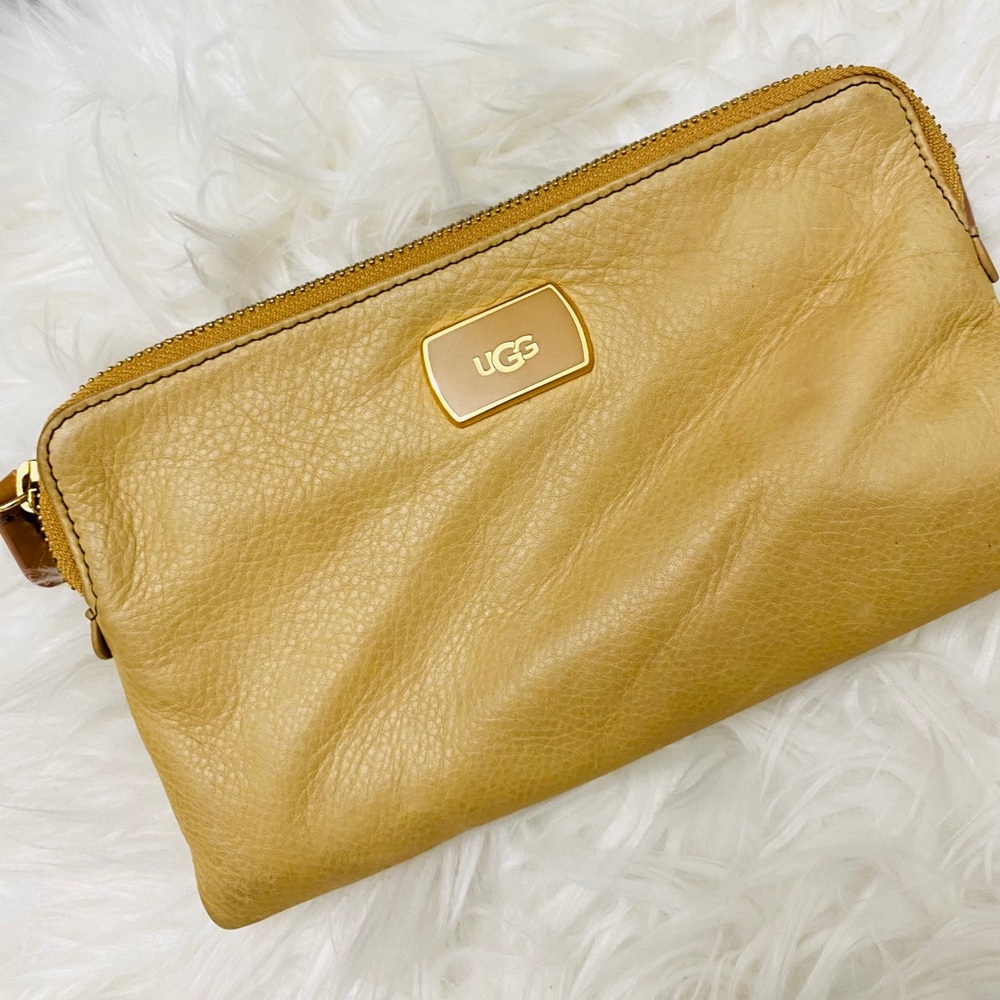 Boho soft leather zip around large wallet